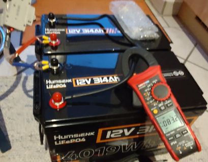 Messung einer LiFePO4 Batterie mit Multimeter