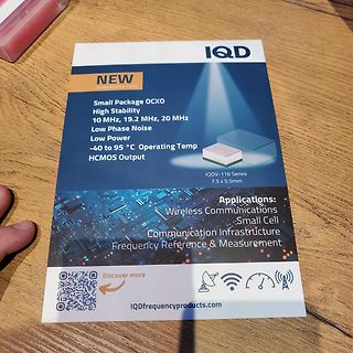 Flyer für IQD OCXO Oszillatoren