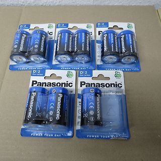 Panasonic D2 Zinc carbon Batterien