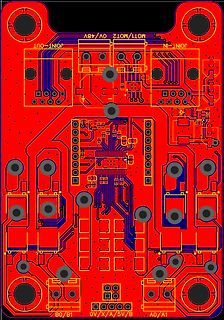 PCB-Layout einer Leiterplatte