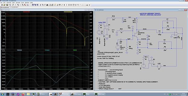 LTspice Simulation Schaltplan und Frequenzgang