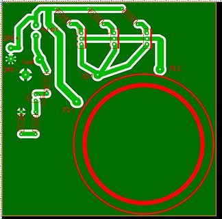 PCB-Layout einer Leiterplatte