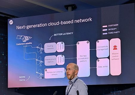 Präsentation einer cloudbasierten Netzwerkarchitektur