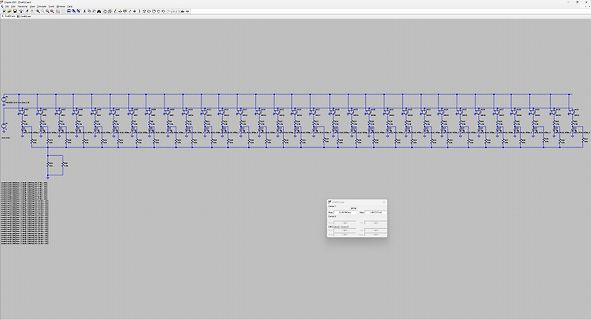 LTspice Schaltplan einer Transistormatrix
