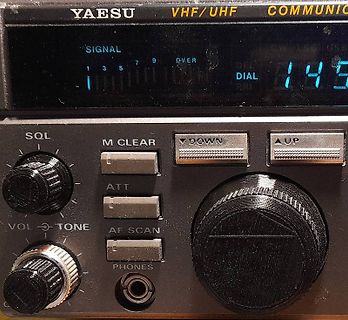 Nahaufnahme eines Yaesu Funkgeräts