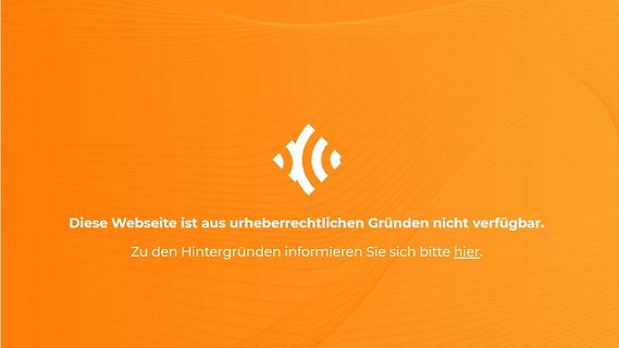 Fehlermeldung einer Webseite