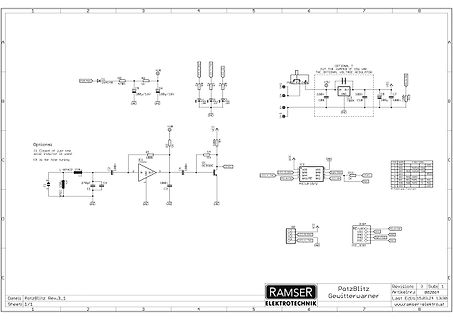 Schaltplan eines elektronischen Geräts mit PIC12F1572