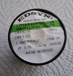 Dose mit Lötdraht