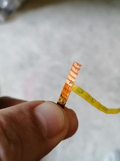 Flexibles Flachbandkabel mit Kupferbahnen