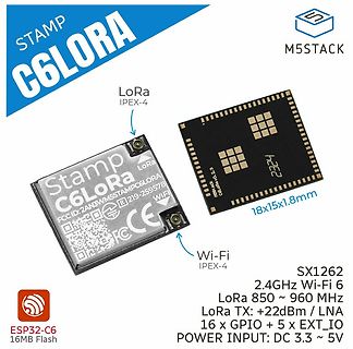 M5Stack Stamp C6LoRa Modul Produktpräsentation