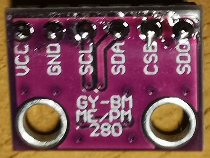 Leiterplatte eines GY-BM85 PM280 Sensors