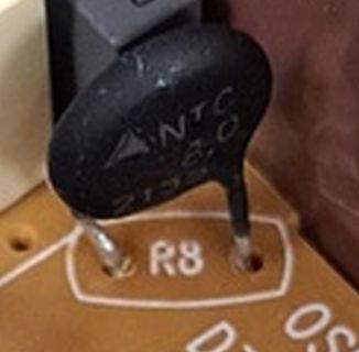 NTC-Thermistor auf Leiterplatte