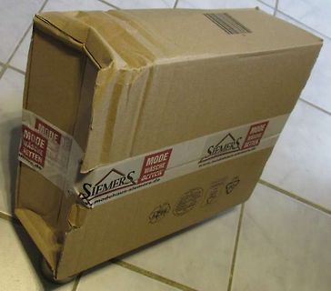 Kartonage von Modehaus Siemens