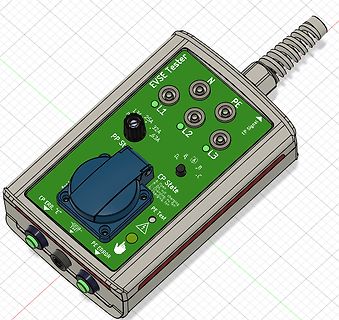 3D-CAD-Modell eines EVSE Testers
