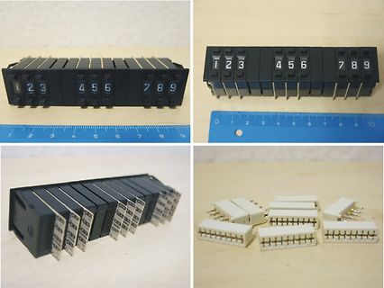 Ziffern-Display Module und Steckverbinder