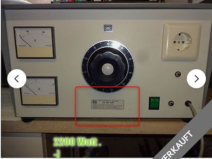 Transformator mit Voltmeter und Amperemeter