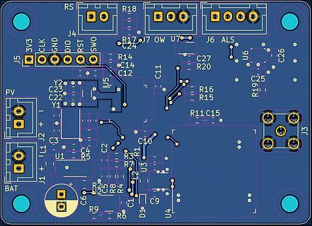PCB-Layout einer Leiterplatte