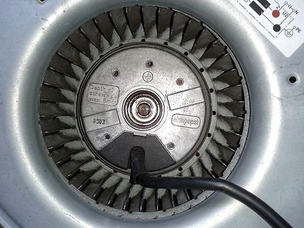 Innenansicht eines Lüftermotors