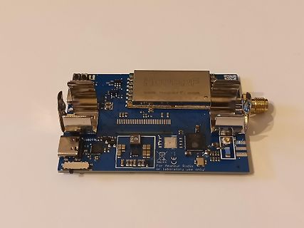 Hoperf LoRa Modul auf Leiterplatte