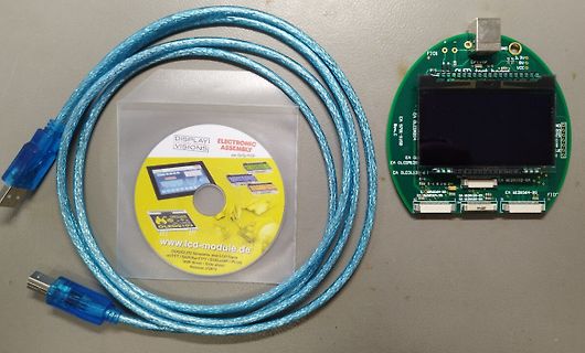LCD-Modul mit USB-Kabel