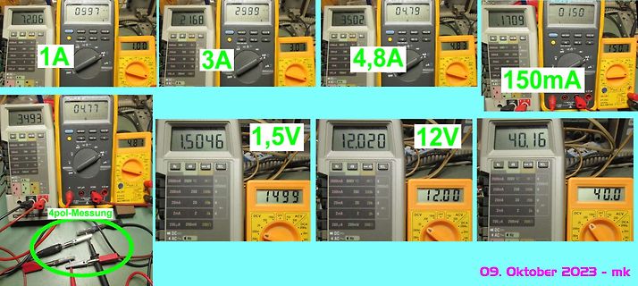 Messungen von Strom und Spannung mit Multimetern