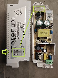 LED-Treiber Gehäuse und Platine