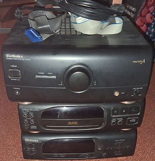 Technics Stereo Anlage mit CD Player und Processor