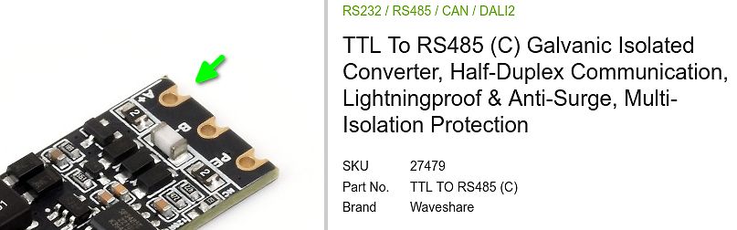 TTL zu RS485 Konverter Modul