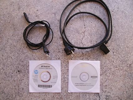 Netzkabel und Software-CDs für HP DeskJet 2130