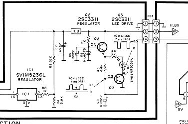 Schaltplan eines LED-Treibers und Reglers