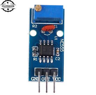 Leiterplatte mit NE555 Timer IC