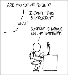 Comic über Internet-Diskussionen