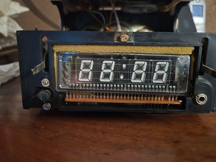 Digitalanzeige eines Radios oder Weckers