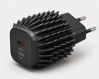 USB-C GaN Ladegerät mit Kühlrippen