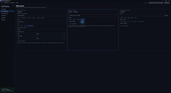 Benutzeroberfläche der Software MachineMonitor