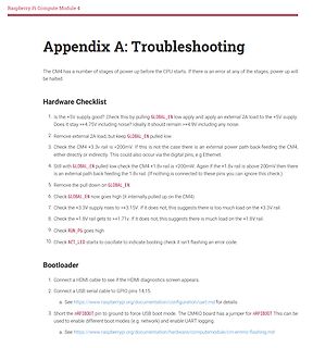 Troubleshooting Guide Raspberry Pi Compute Module 4