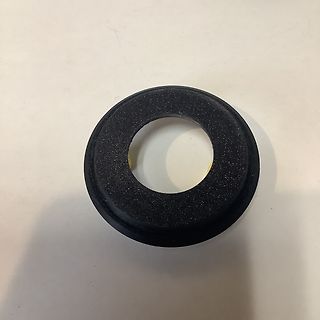 Schwarzer Gummiring oder Dichtung
