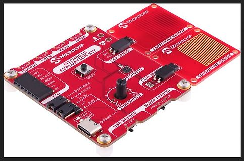 Microchip MTCH9010 Evaluation Kit Leiterplatte