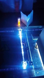 Lichtmessung oder optischer Aufbau mit Lichtleiter