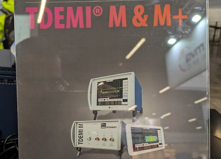Werbeplakat für TDEMI Messgeräte
