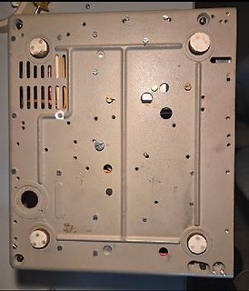 Gehäuseunterseite eines elektronischen Geräts