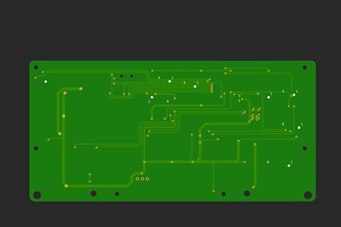 Leiterplatten-Layout einer Platine