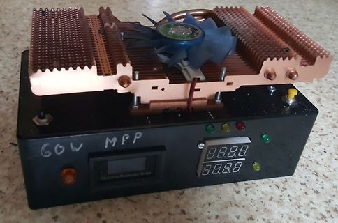 Elektrischer Parameter Tester mit Kühlkörper
