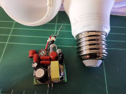 Leiterplatte eines LED-Leuchtmittels und LED-Lampe