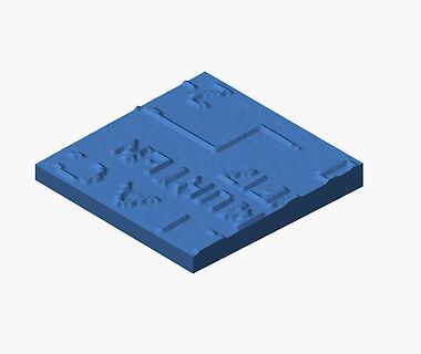 3D-CAD-Ansicht eines Leiterplatten-Layouts