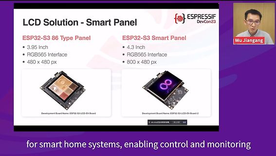 Präsentation von ESP32-S3 LCD Smart Panels