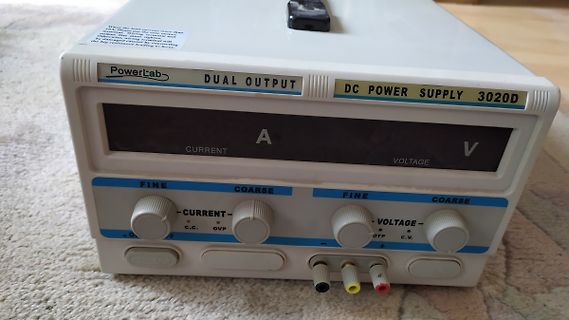 Dual Output DC Power Supply Powerlab 3020D
