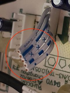 Flachbandkabel auf Leiterplatte