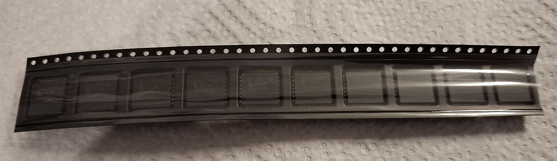 Filmstreifen mit quadratischen Ausschnitten
