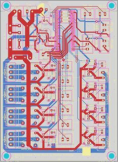 Leiterplatten-Layout einer Universal-Stromversorgung